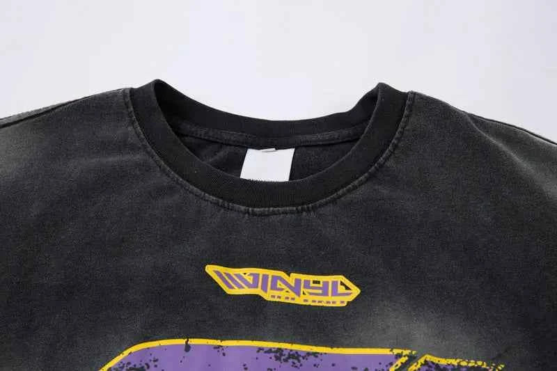 F1 Grunge Insulated Graphic Printed Tie Race T-Shirt