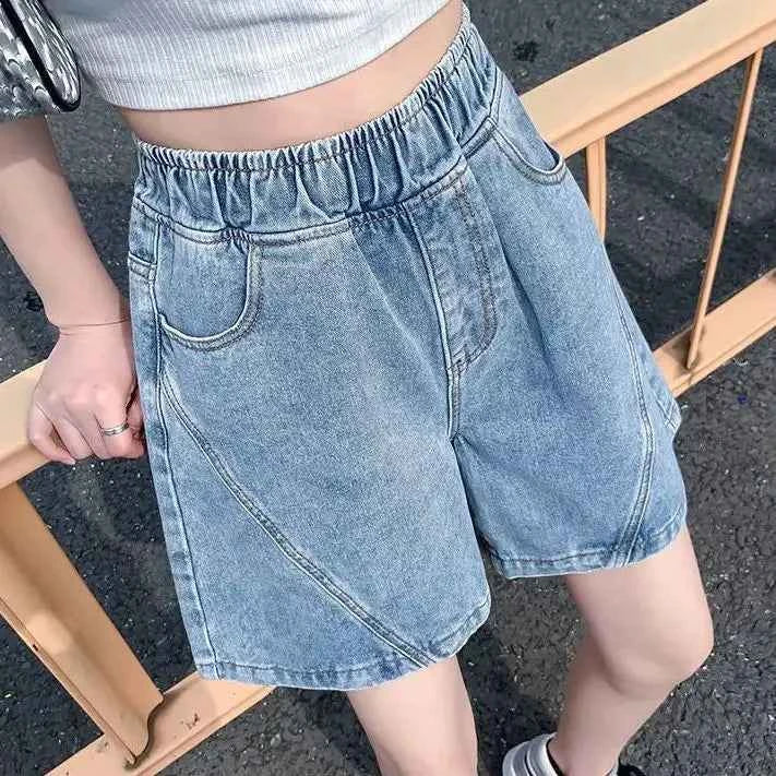 Easy Breezy High Waist Cool Denim Short