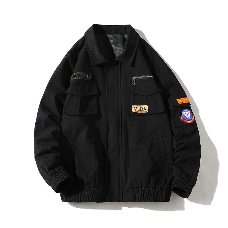 Double Welt Pocket Zipper Style Jacket