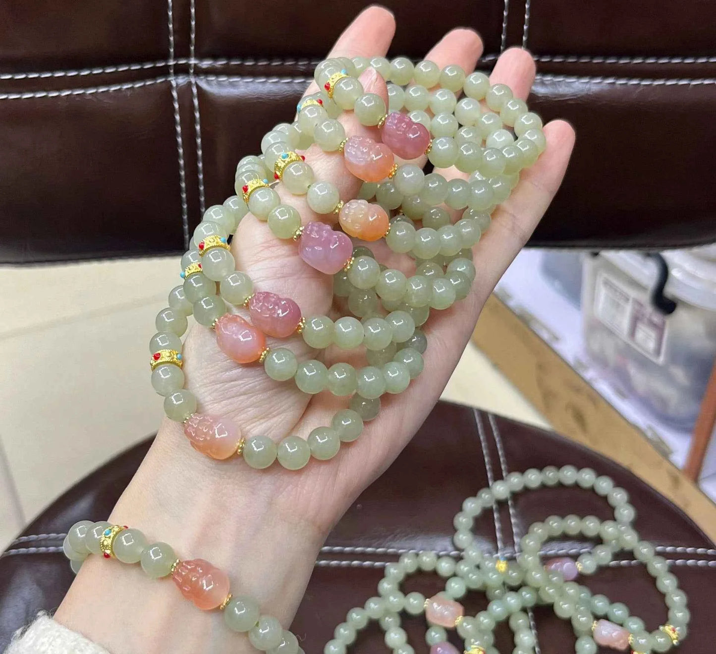 Clear Water Jade Friendship Bracelet