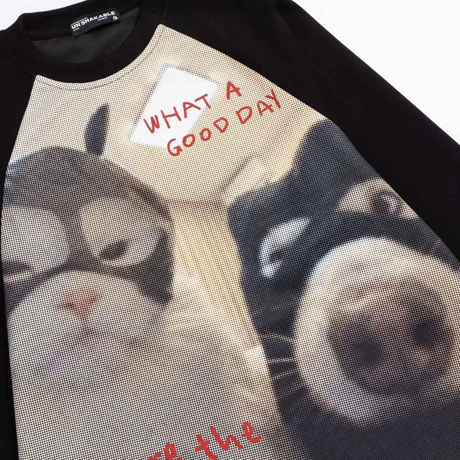 Y2K Vibrant Animal Graphic Oversized Casual Sweatshirt