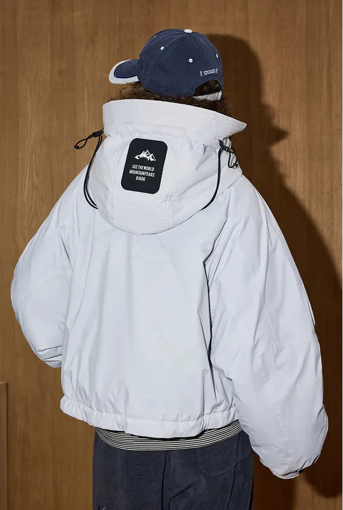 Winter Luxury Hooded Parka Windbreaker Jacket - Luxuryurbanwear