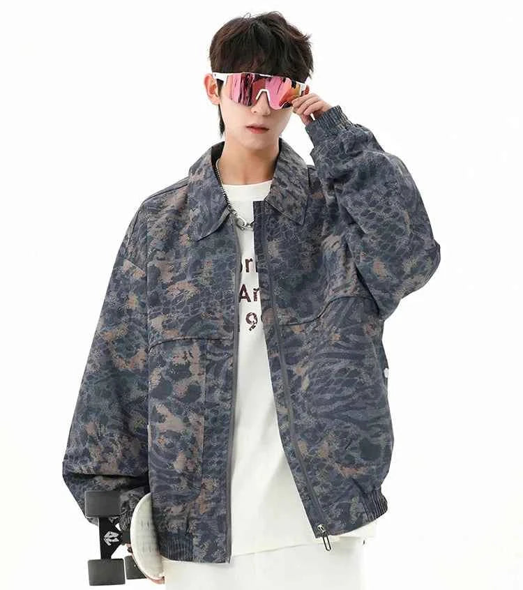 Niche Tie Dyed Denim Jacket