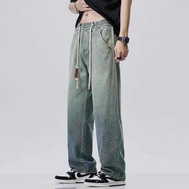 Streatwear Vintage Loose Fit Straight Leg Jeans