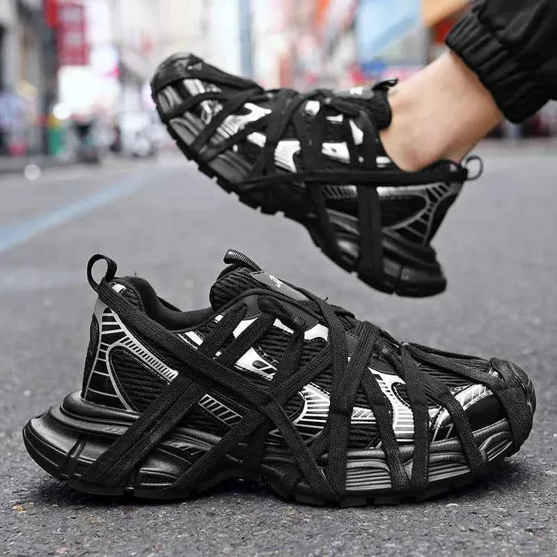 Streetwear Punk Lace Up Vulc Sneakers