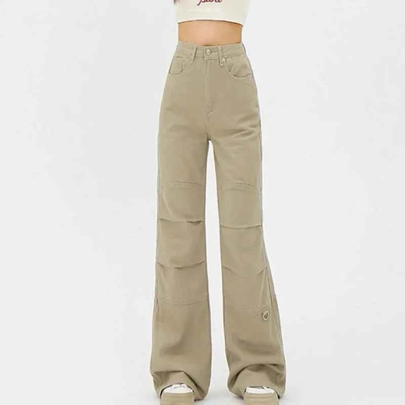 Classic American Gothic Style Flare Jeans