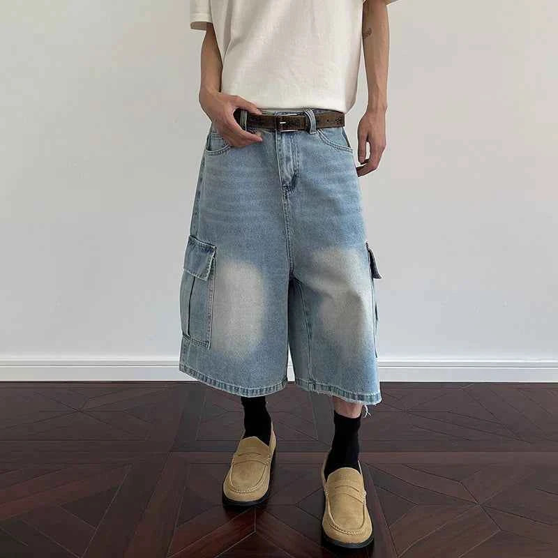 Style Meets Comfort Loose Straight Cargo Jorts