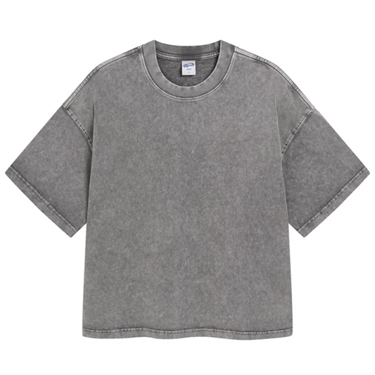 Streetwear Wax Printed Vintage Oversized T-shirts