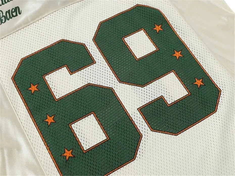 Durable Embroidered Star Patchwork Sport T-Shirt