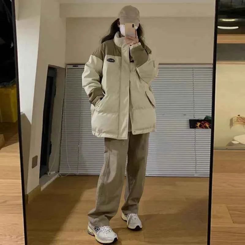 Thickening Stand Collar Down Jacket