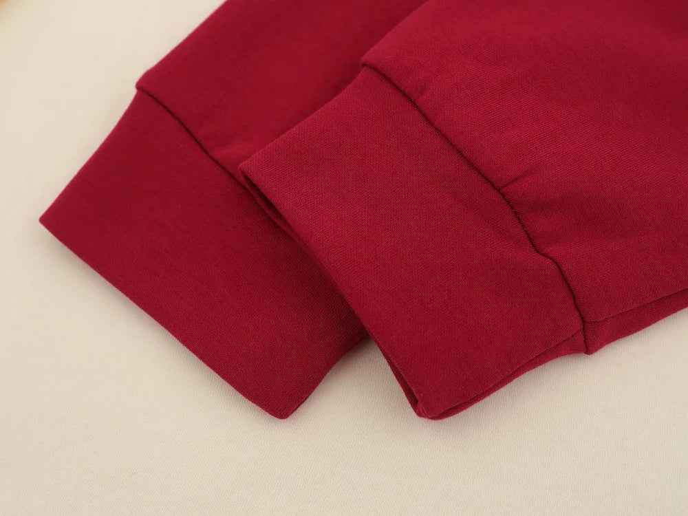 Flexible Letter Hio Hop Embroidery Long Sleeve T-Shirt