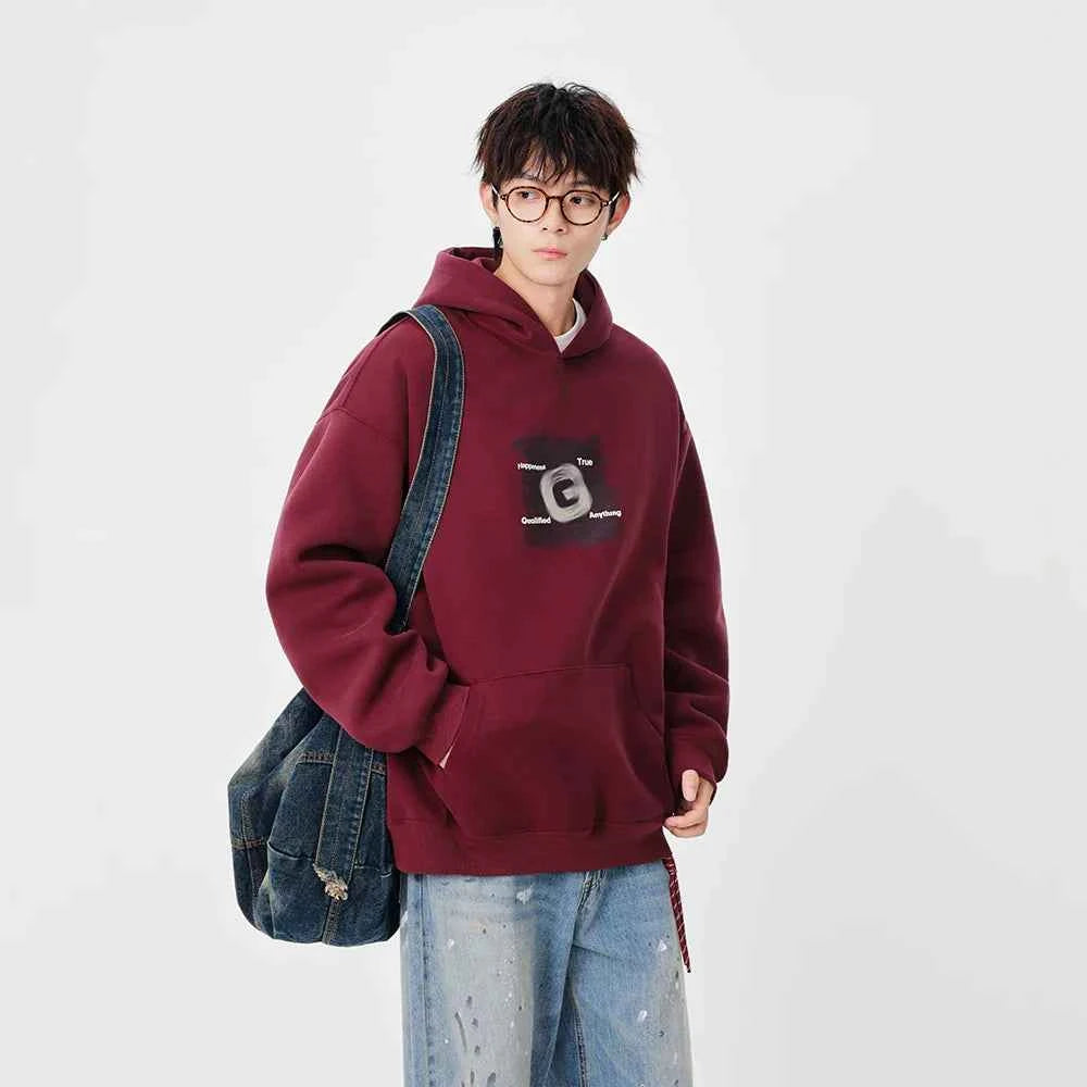 Winter Graphic Art Print Casual Hoodie