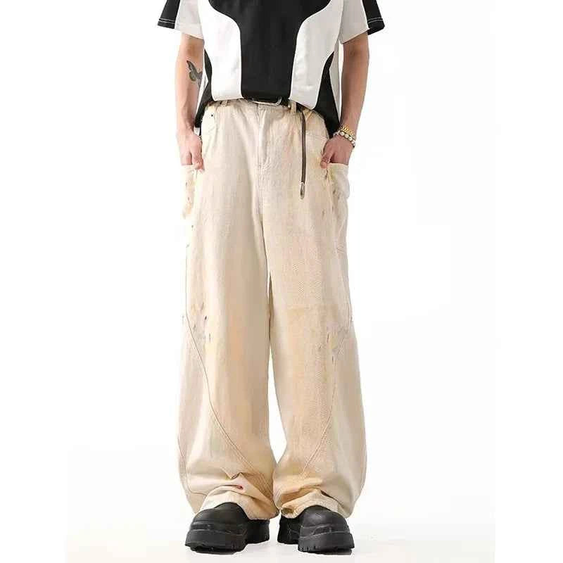 Flattering High Waist Baggy Casual American Style Jeans