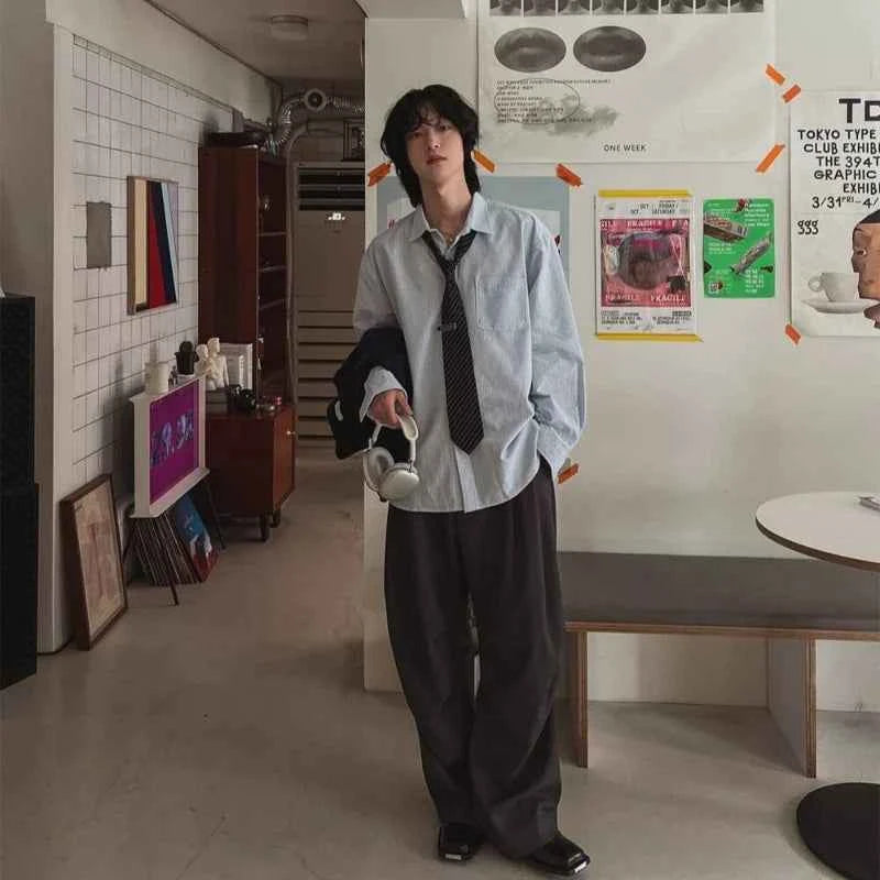 Oversized Japanese Inspired Relaxed Fit Shirt
