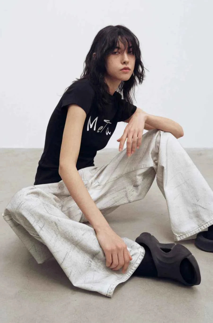 Vintage Letter Print Casual Cotton T-Shirt