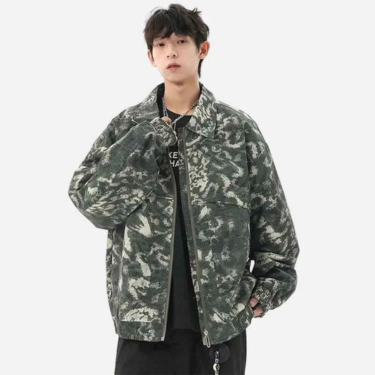 Niche Tie Dyed Denim Jacket