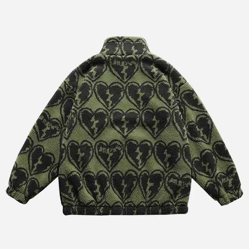 Winter Casual Lamb Wool Parka Fur Jacket