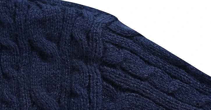 Premium Retro College Style V-Neck Collar Sweater