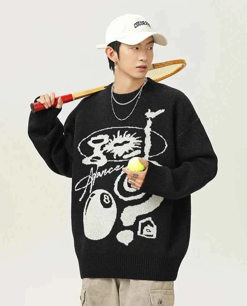 Cozy Winter Warm Jacquard Knit Sweater