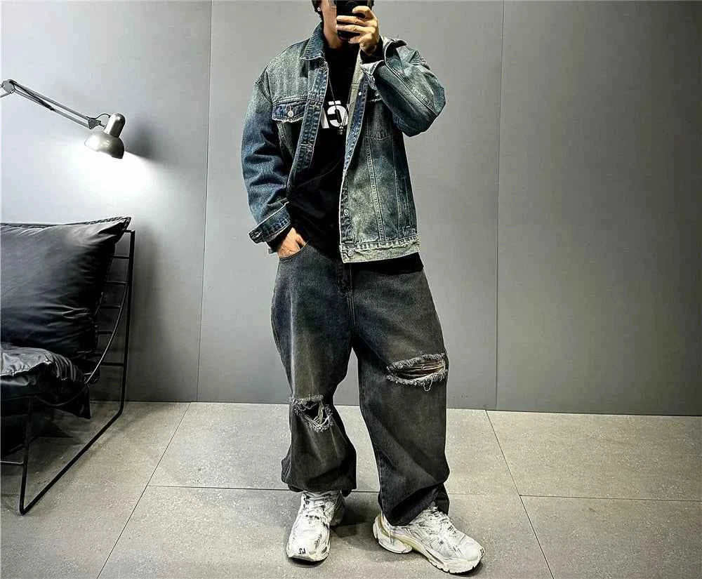 High End Yellow Mud Dyed Denim Jacket