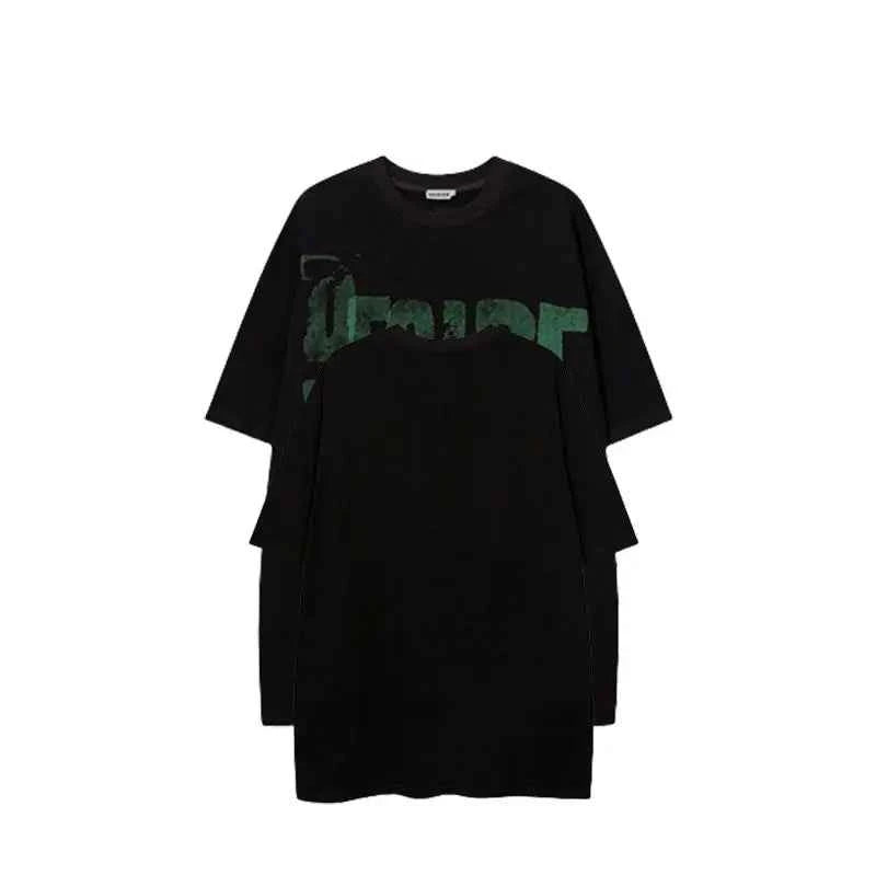 American Graffiti Hip Hop Casual T-Shirt