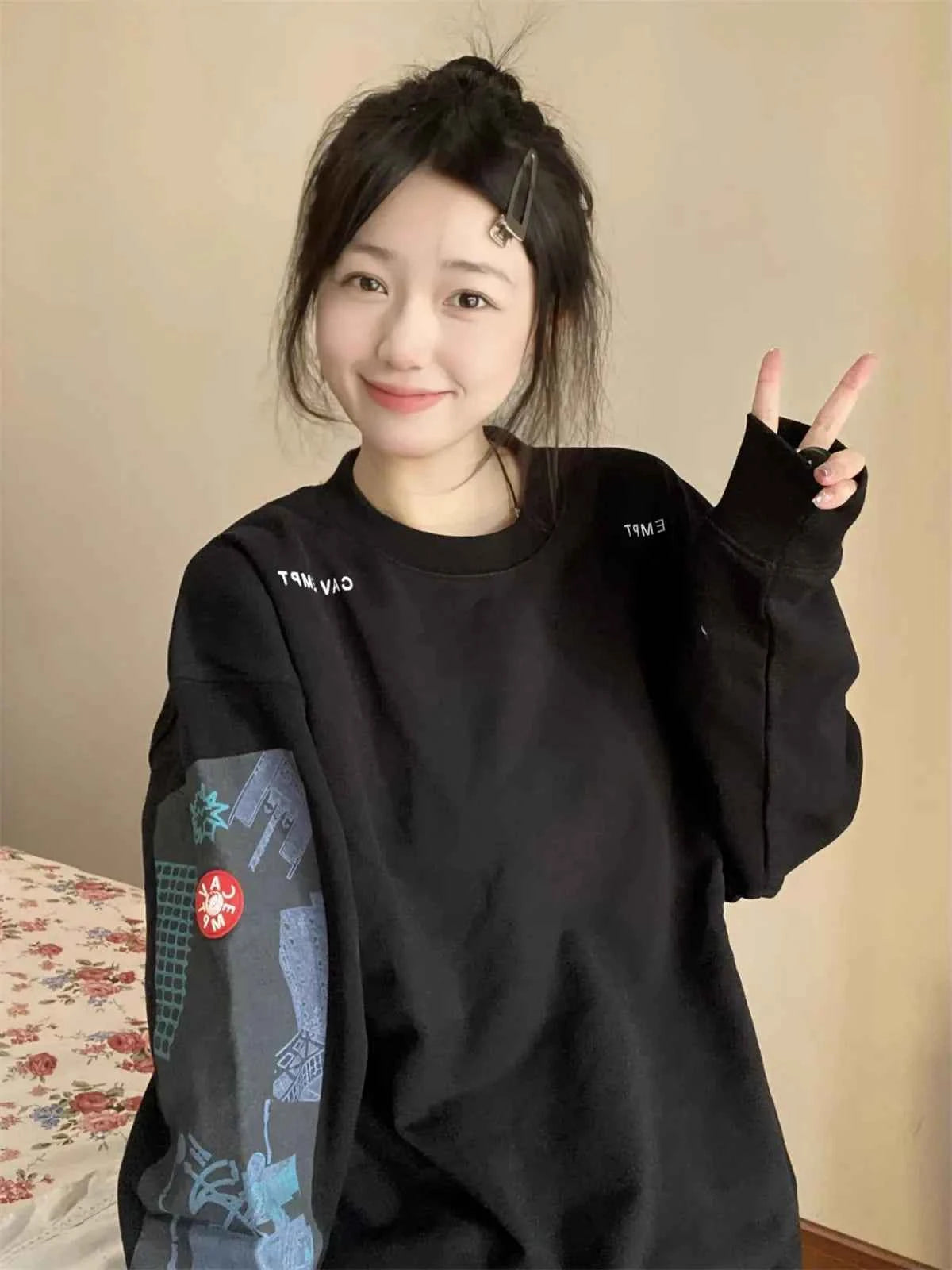 Cav Empt Round Neck Lined Sweatshirt