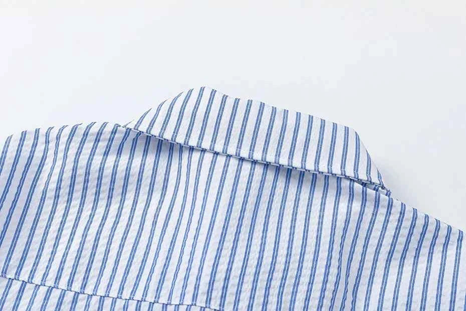 Fashionable Japanese Varsity Style Button-Up Shirt