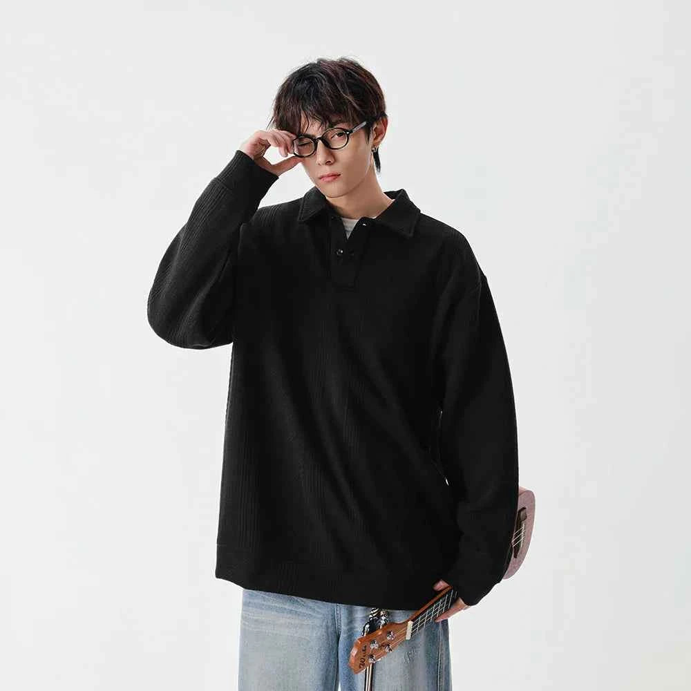 Winter Signature Hip Hop Polo Sweatshirt