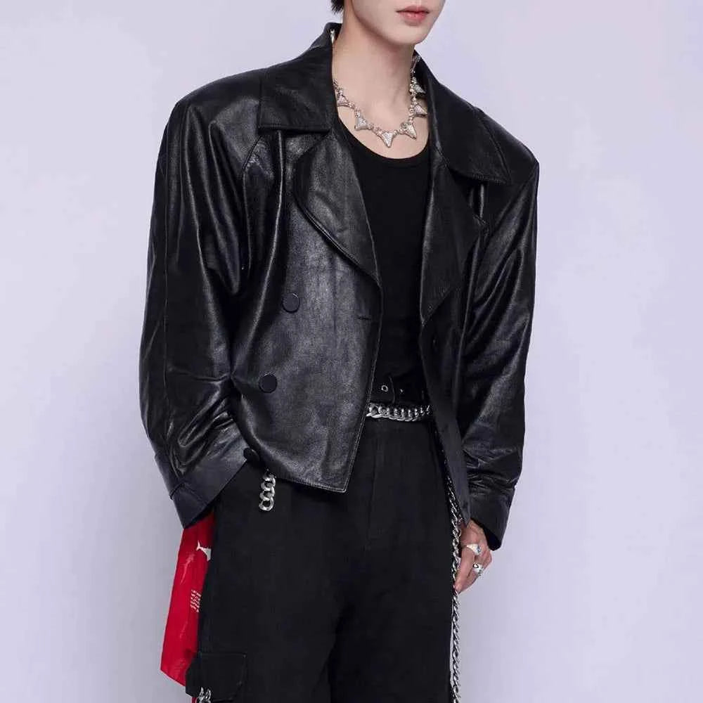 Long-lasting American Style Pu Leather Jacket