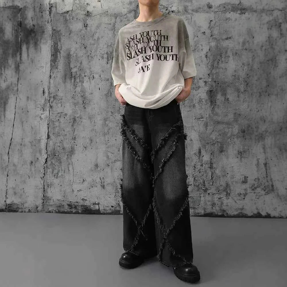 Effortless Chic Retro Loose Fit Denim Jeans
