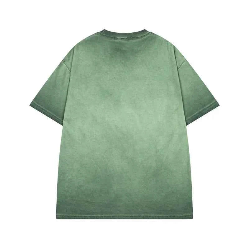 Summer Washed O-Neck Collar Hip Hop T-Shirt