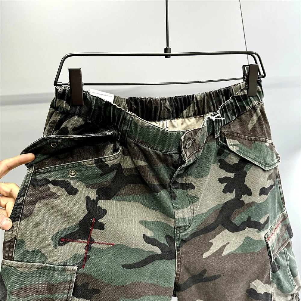 Tactical Camouflage Knee Length Shorts