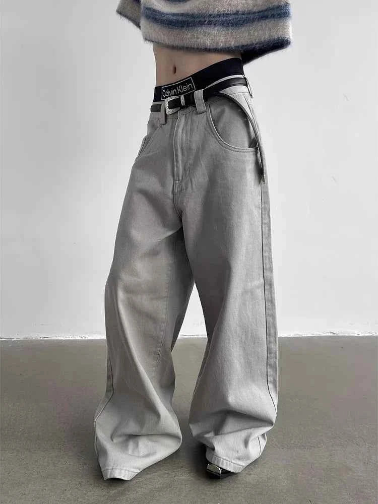 Premium Hip Hop Flowy Wide Leg Jeans