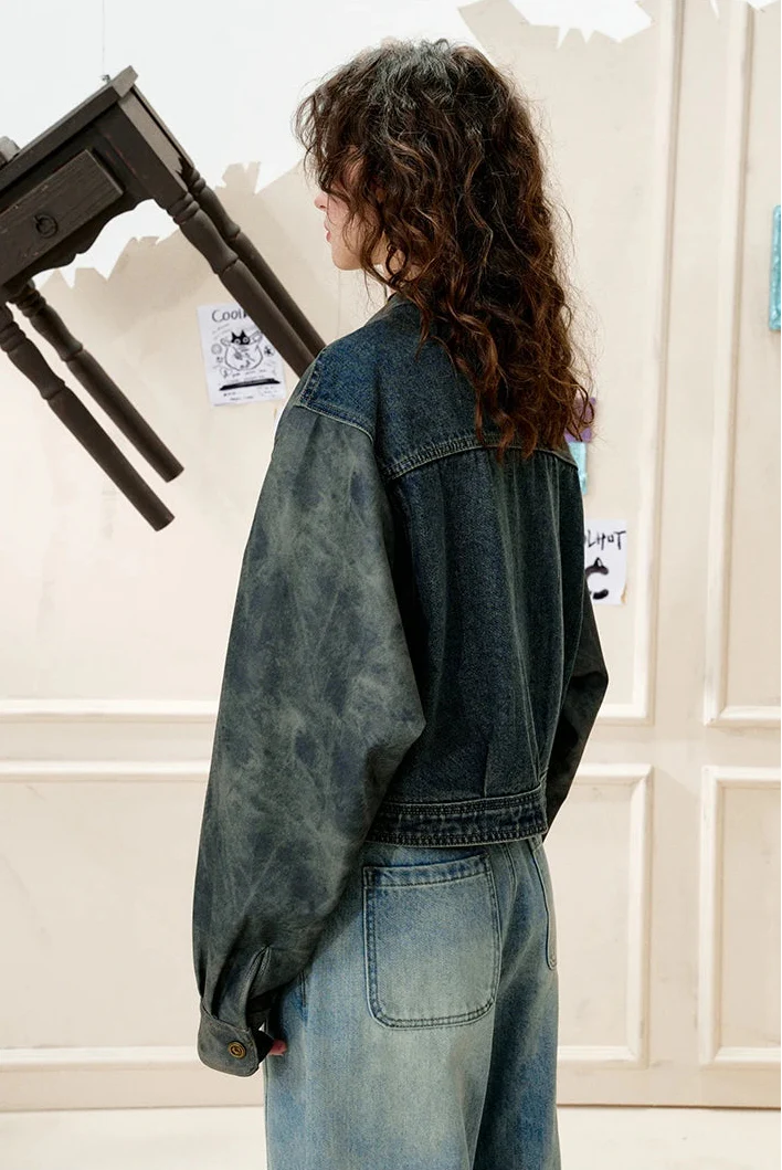 Signature American Hip Hop Denim Jacket - Luxuryurbanwear