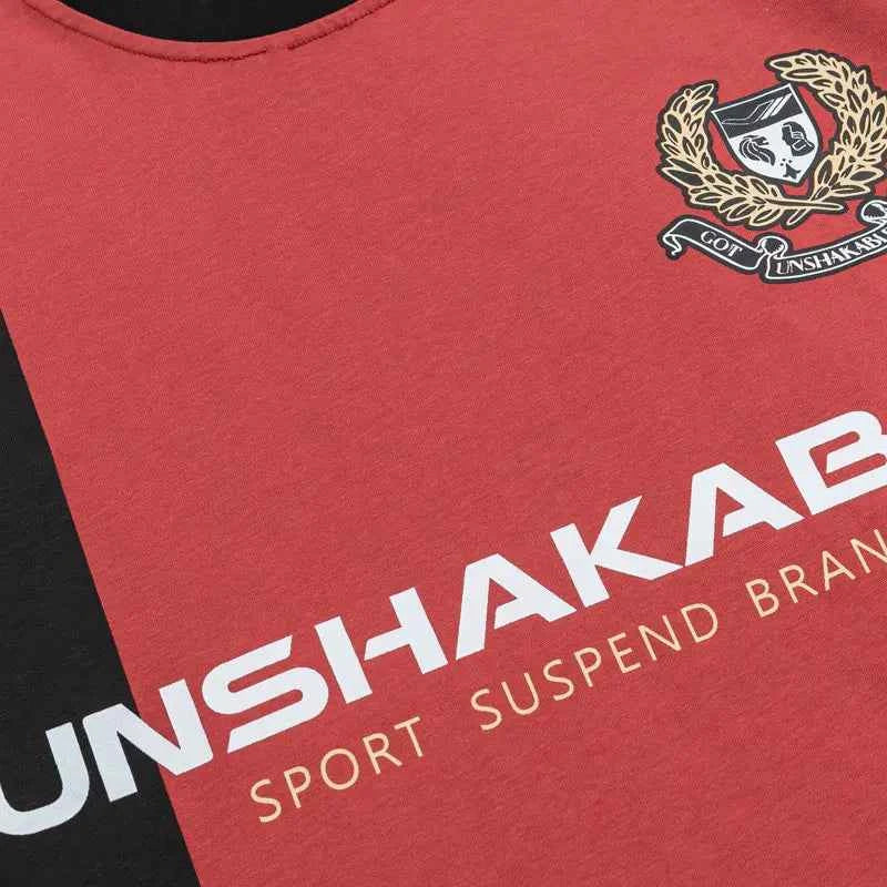 Breathable Retro Graphic Patchwork Racing Sport T-Shirt