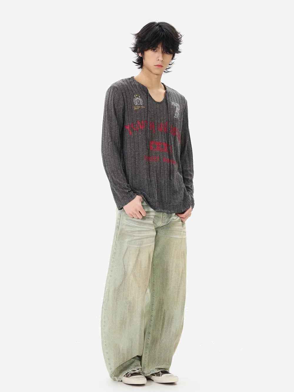 Vintage Retro Distressed Wasteland Machete Jeans