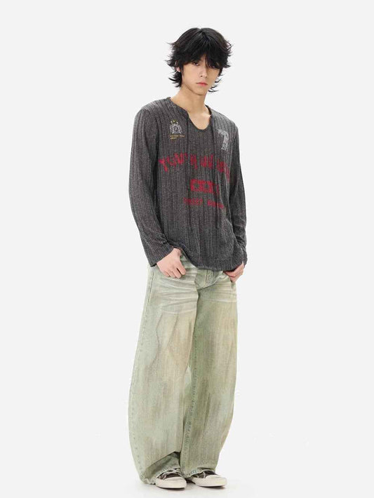 Vintage Retro Distressed Wasteland Machete Jeans