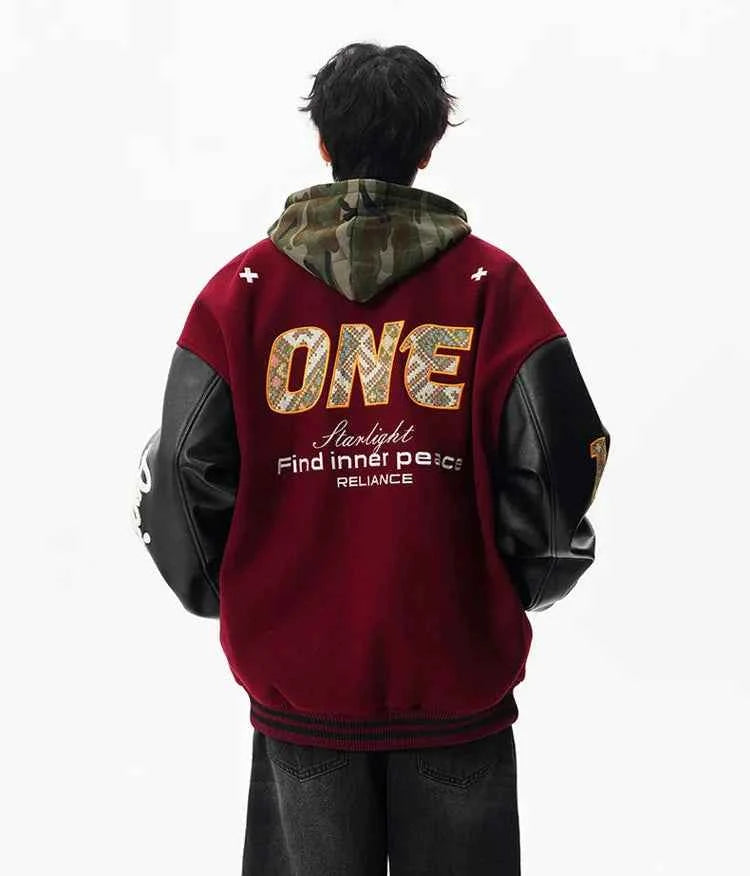 Casual Korean Style Loose Baseball Varsity Jacket