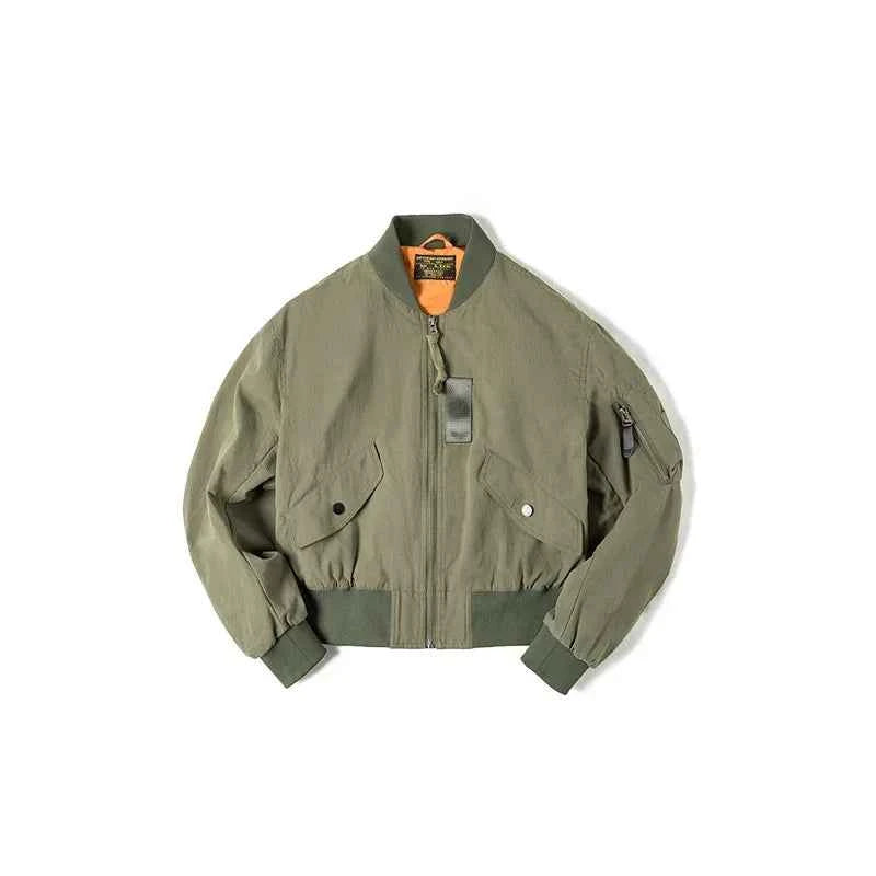 Vintage Retro Thick Cotton Bomber Jacket