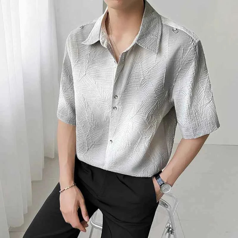 Classic Cool Gradient Color Trendy Slim Fit Shirt