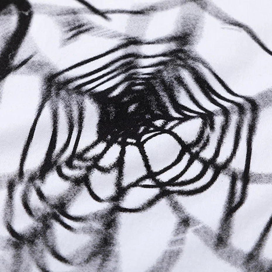 Oversized Spider Print T-shirts