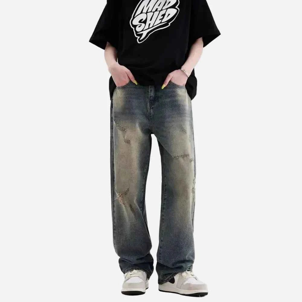 Fashionable American Style Wide Leg Jeans