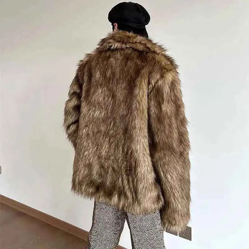 Winter Heavy Weight Cozy Imitation Fur Jacket