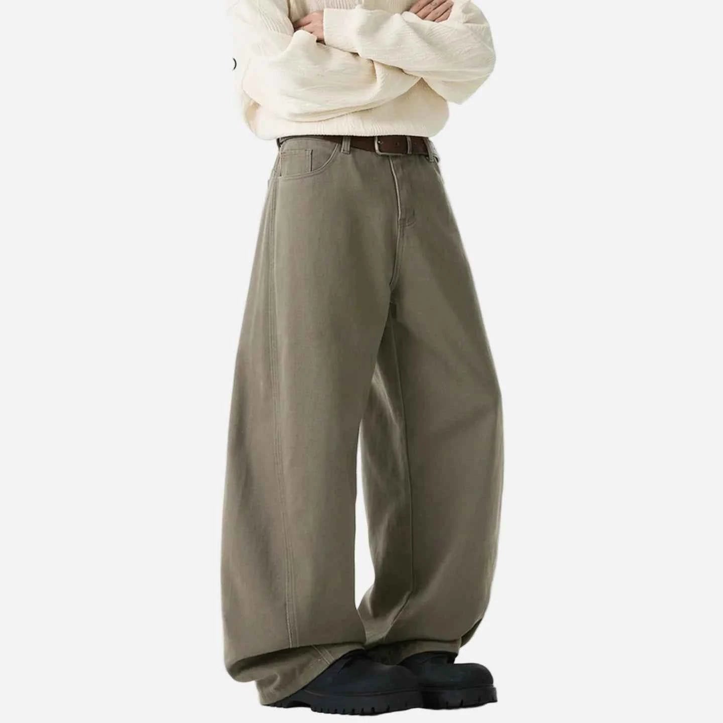 Y2K Vintage Cotton Relaxed Fit Casual Pants