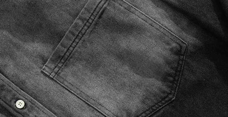 Streetwear Single Breasted Handsome Gradient Denim Jacket