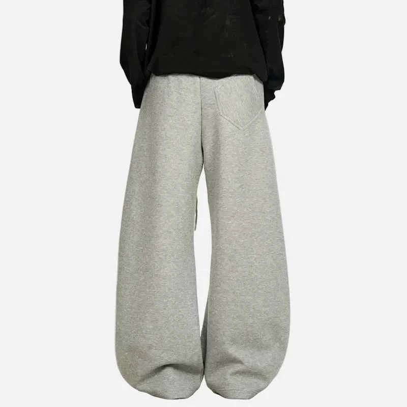 High End American Style Wide Leg Sports Sweatpants