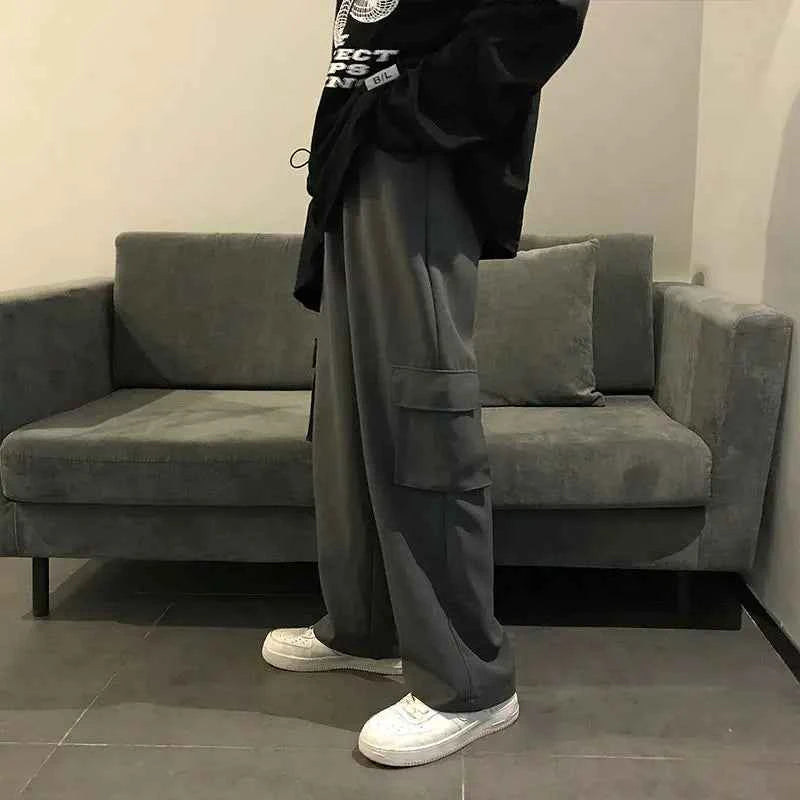 Men's vintage Casual Oversize Cargo Sweatpants