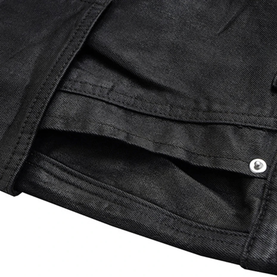 Side Pockets Denim Shorts
