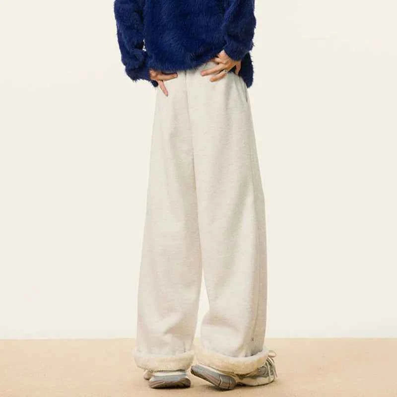 Original Thickened Warm Embroidered Sweatpants