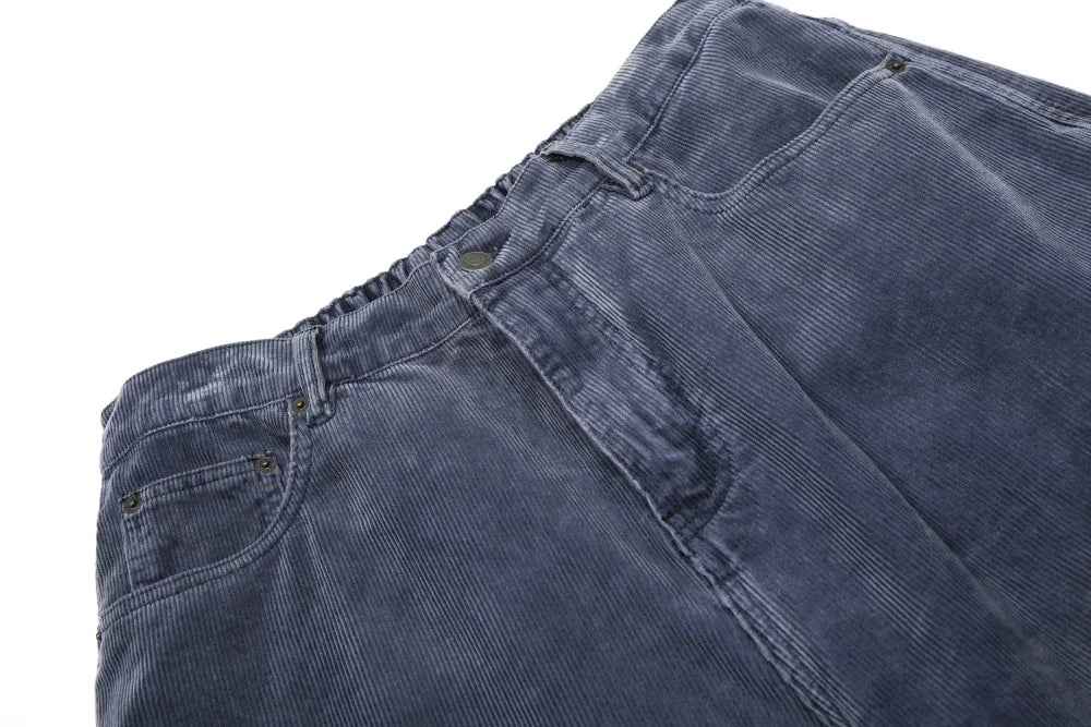 Retro Corduroy Casual Washed Wide Leg Pants